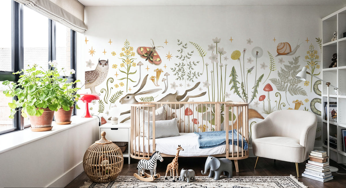 Fantasy Forest - Bright Mural Mural Wallpaper - room preview 06