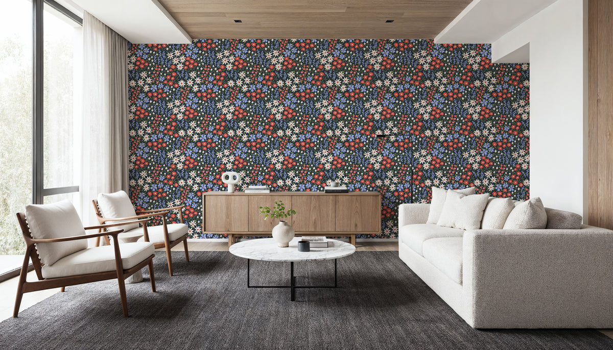 Flower Dream Mural Wallpaper - room preview 06