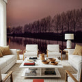 Windmill Twilight Reflection Mural Wallpaper - room preview 06