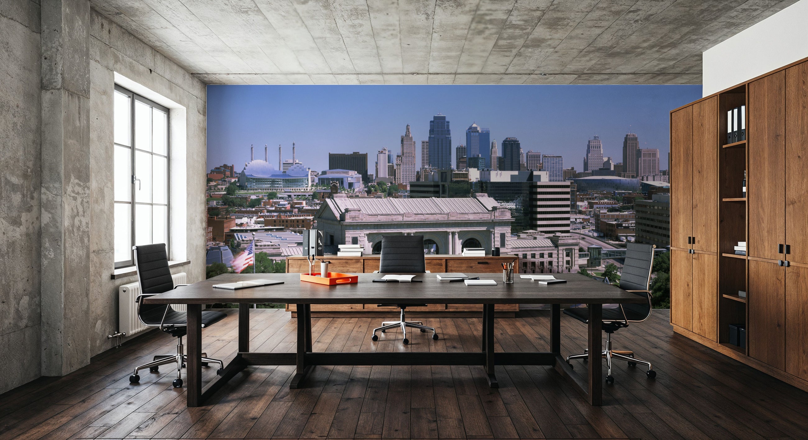 Heritage Skyline Mural Wallpaper