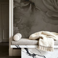 Transcendent Peony, Sage Mural Wallpaper - room preview 06