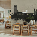 Wuppertal Germany Skyline Concrete Mural Wallpaper - room preview 06