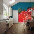 Strawberries Mural Wallpaper - room preview 06