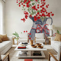 Winterberry Tidings IV Mural Wallpaper - room preview 06