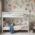 Wild Blooms IV Mural Wallpaper - Light Tone - room preview 06