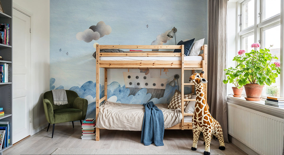 Skipper Bear Mural Wallpaper - room preview 06