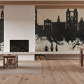 Halberstadt Germany Skyline Concrete Mural Wallpaper - room preview 06