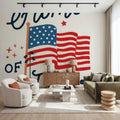 Stars and Stripes IV Brave Mural Wallpaper - room preview 06