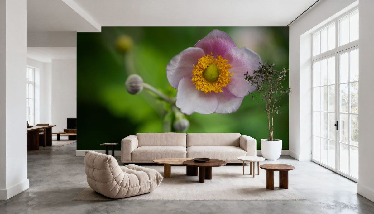 Autumn Anemone Mural Wallpaper - room preview 06