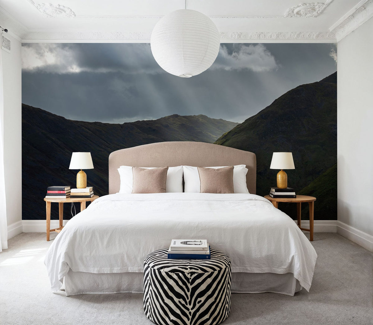 Valley Sunbreak Mural Wallpaper - room preview 06