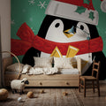 Festive Christmas X Mural Wallpaper - room preview 06