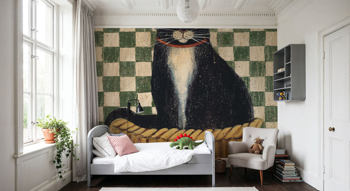 Norman Mural Wallpaper - room preview 06