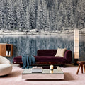Moraine Lake Mural Wallpaper - Neutral Tone - room preview 06