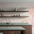 Transcendent Peony, Blush Pink Mural Wallpaper - room preview 06