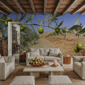 Olive Field Mural Wallpaper - room preview 06