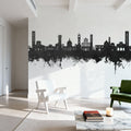 Lucca Italy Skyline Black & White Mural Wallpaper - room preview 06