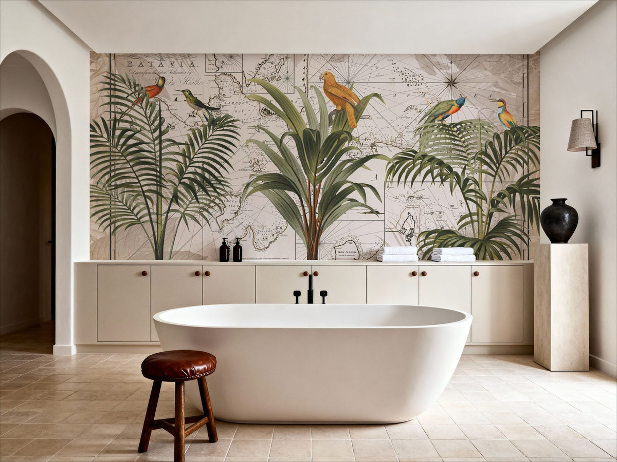 Indonesia Jungle Paradise No1 Mural Wallpaper - room preview 06