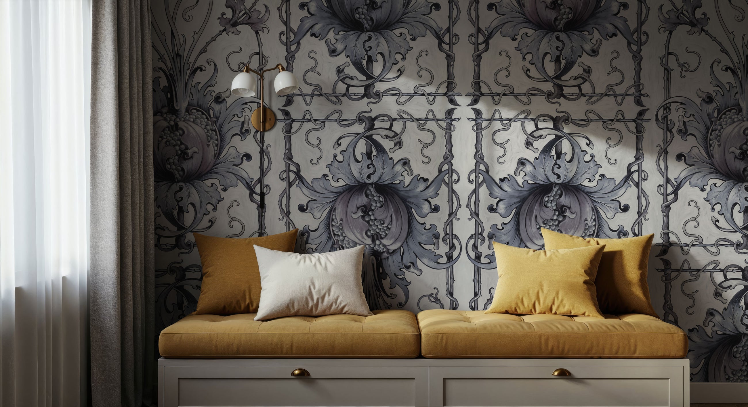 Ancient Dreams III, Stone Mural Wallpaper