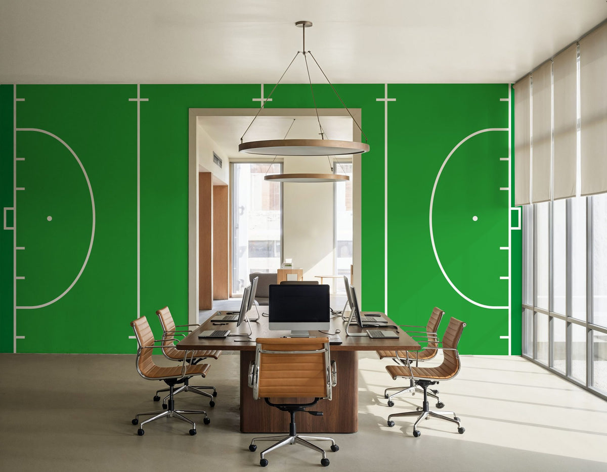 Field Hockey Mural Wallpaper - room preview 06