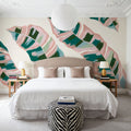 Tropical Banana Leaves Mural Wallpaper - room preview 06