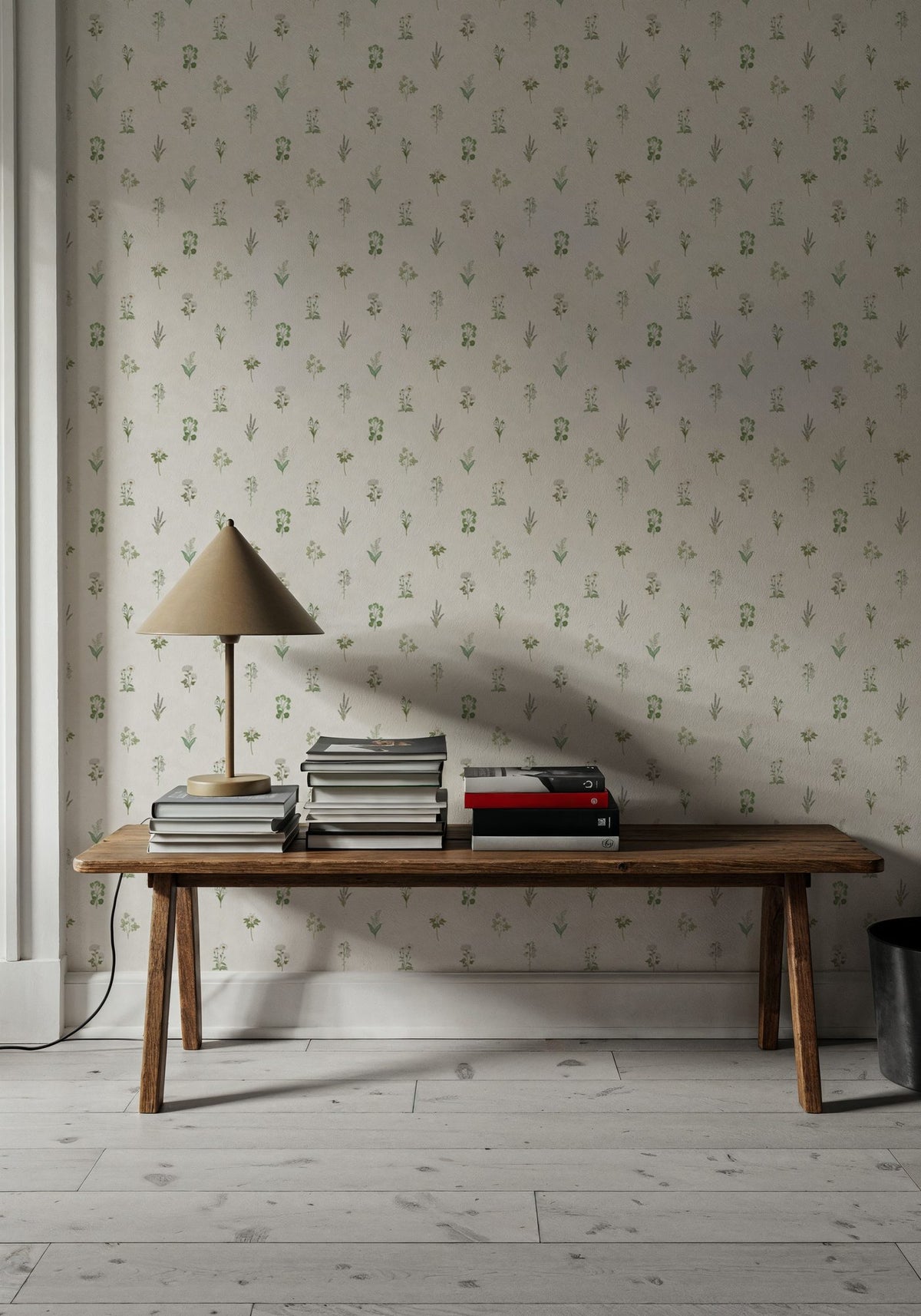 Nordic Flora Ivory Petite, Cloud Mural Wallpaper - room preview 06