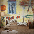 Fall Collage Mural Wallpaper - room preview 06