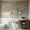 Blushing Abstract Mural Wallpaper - room preview 06