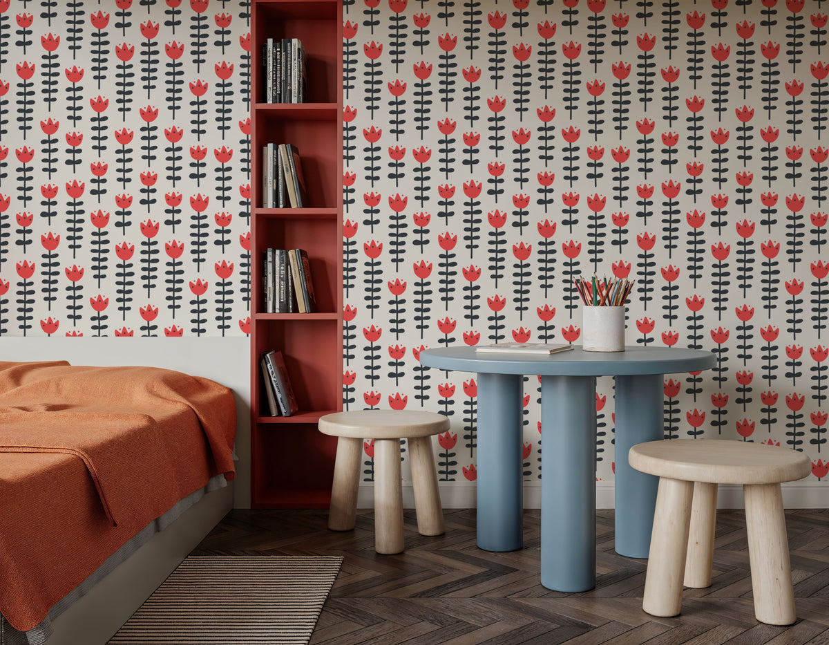 Pierre Mural Wallpaper - room preview 06