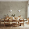 Subtle Plaster Wall, Alpine Oat Mural Wallpaper - room preview 06