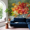 Flowers From the Garden Mural Wallpaper - room preview 06