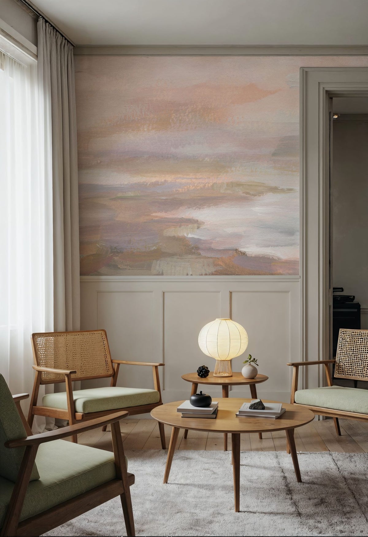 Sunrise Coast Mural Wallpaper - room preview 06