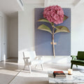 Pink Hydrangea on Book Mural Wallpaper - room preview 06