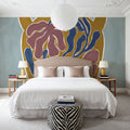 Modern Floral Vase I Mural Wallpaper - room preview 06