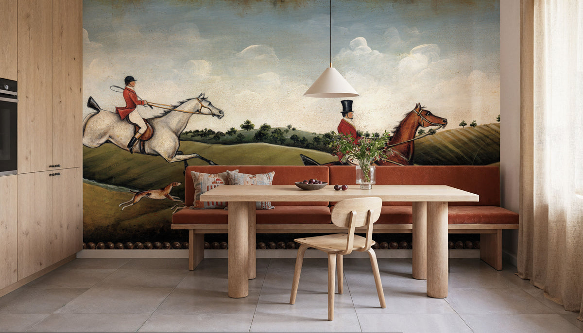 The Hunt Crop Mural Wallpaper - room preview 06