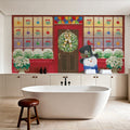 Main Street Christmas III Mural Wallpaper - room preview 06