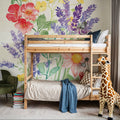 Fresh Floral II Mural Wallpaper - room preview 06