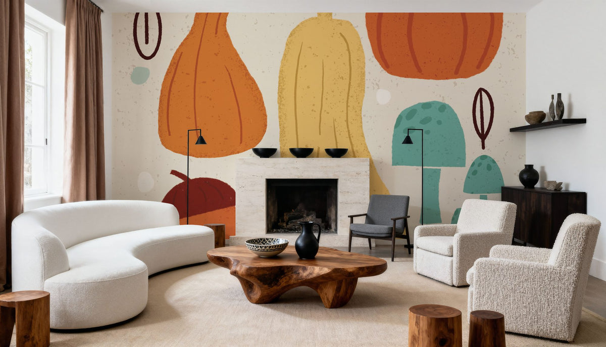 Fall Fun VIII Mural Wallpaper - room preview 06