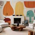 Fall Fun VIII Mural Wallpaper - room preview 06