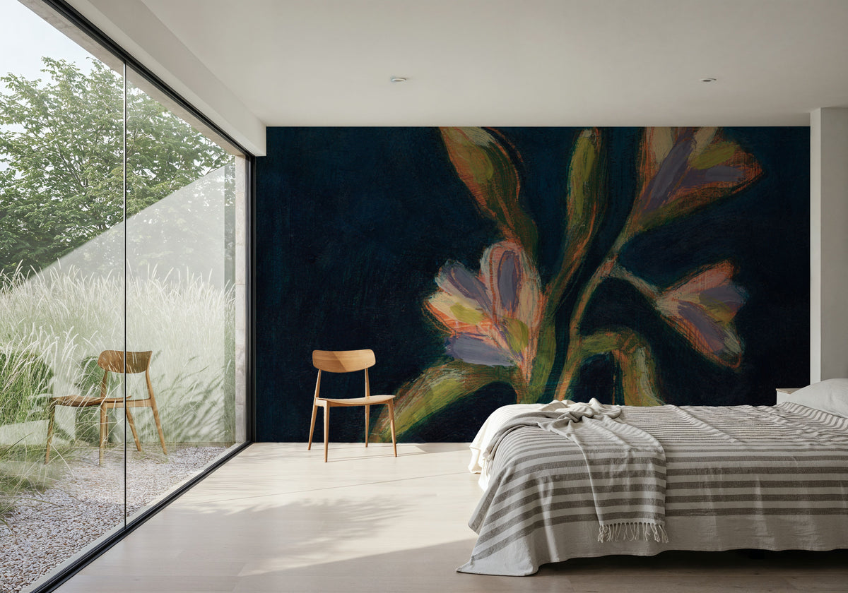 Autumn Blooms IV Mural Wallpaper - room preview 06