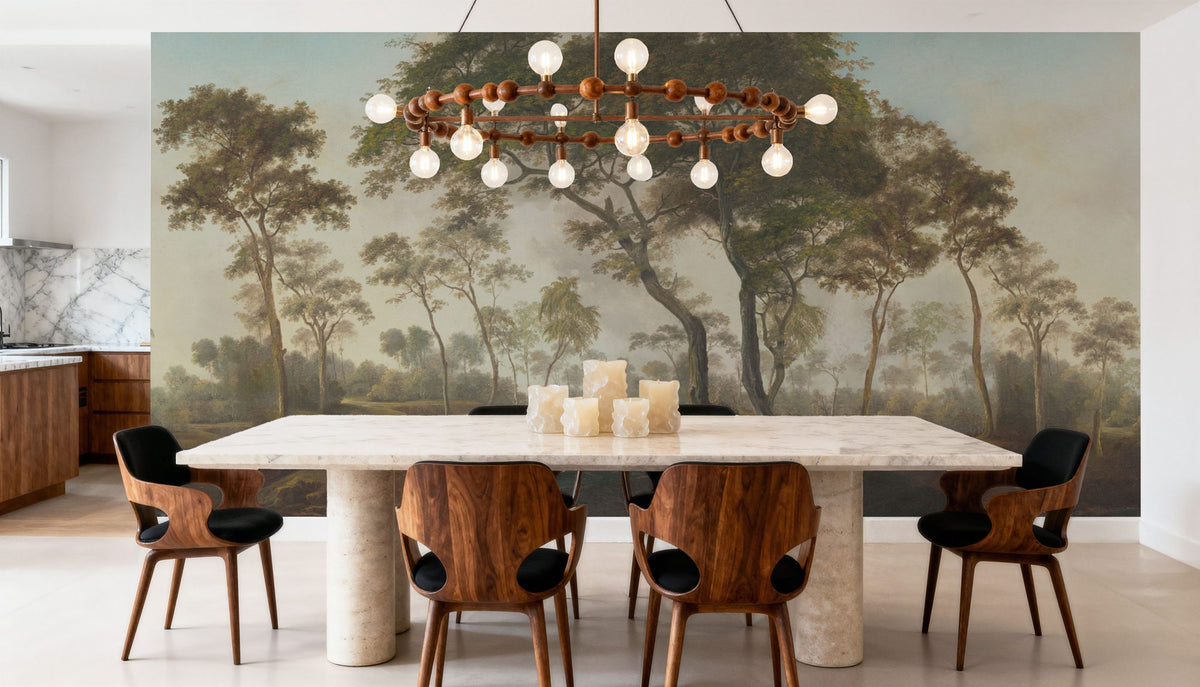 Woodland Brook, Morning Green Mural Wallpaper - room preview 06