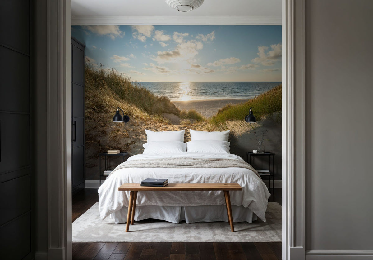 Coastal Escape Mural Wallpaper - room preview 06
