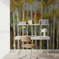 Young Forest Mural Wallpaper - room preview 06
