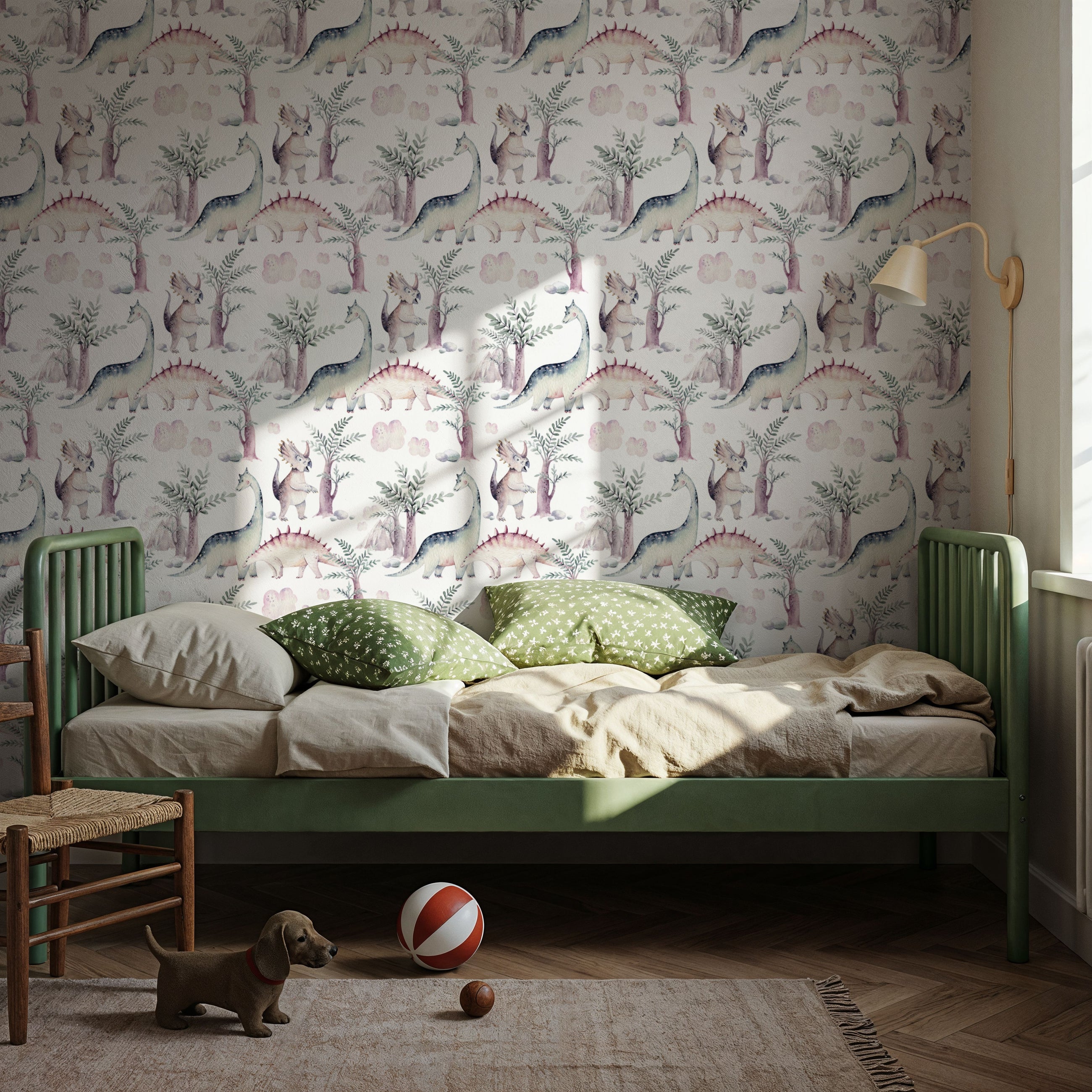 Baby Dinosaurs Mural Wallpaper