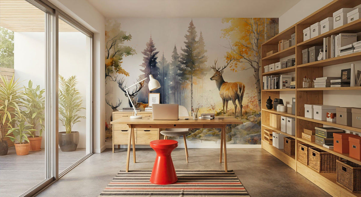 Kings of the Forest Mural Wallpaper - room preview 06