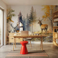 Kings of the Forest Mural Wallpaper - room preview 06