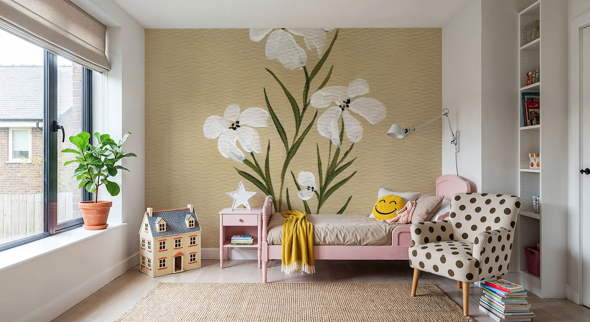 Pretty Little Flower I Mural Wallpaper - room preview 06