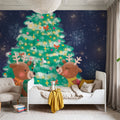 Christmas Reindeer Mural Wallpaper - room preview 06