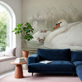 Swan Lake Mural Wallpaper - Light Tone - room preview 06