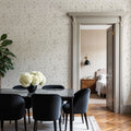 Time to Share Florals White Mural Wallpaper - room preview 06