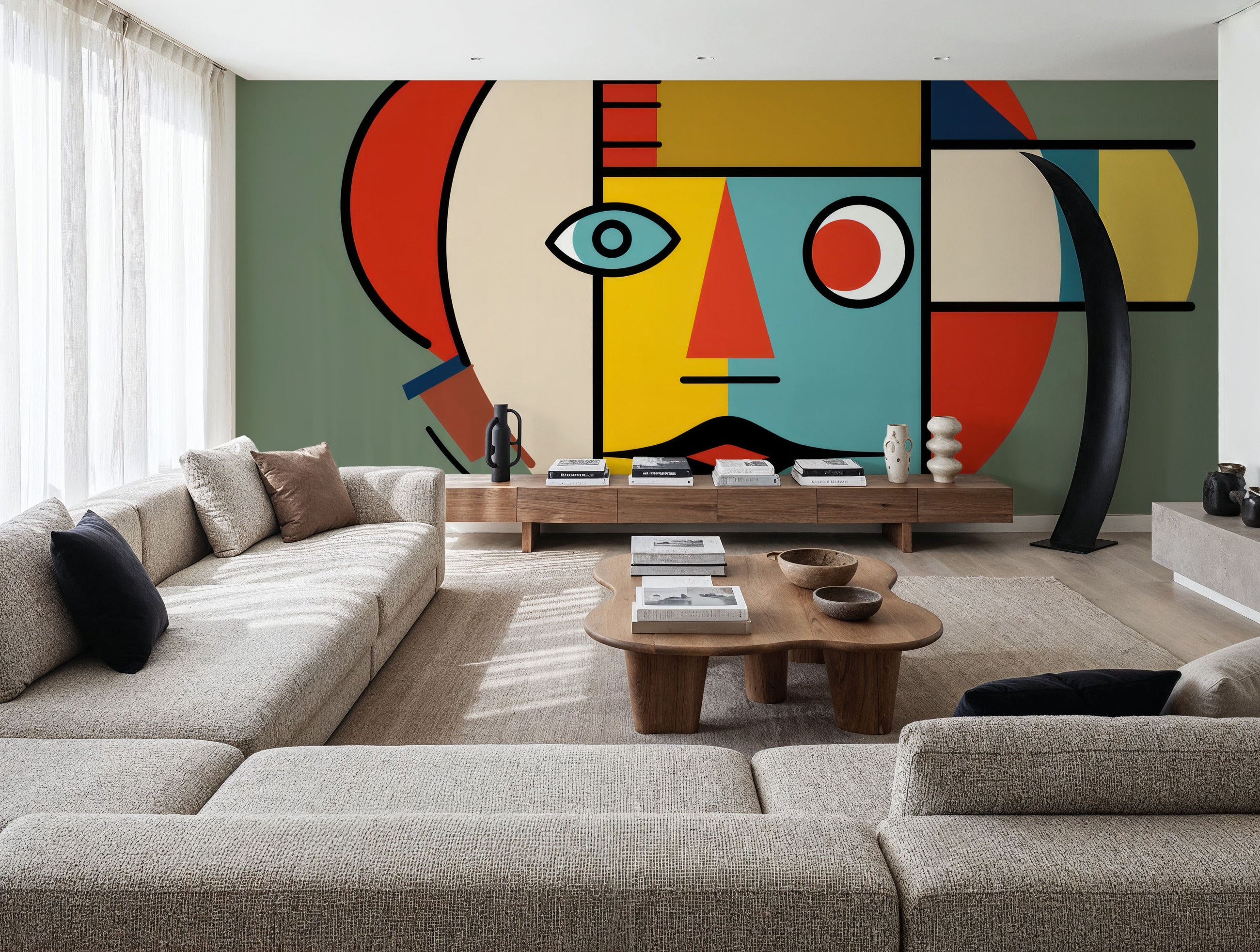 Hello Mr Robot Mural Wallpaper